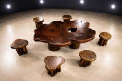 Monumental Den ncia Table Crafted from Reclaimed Brazilian Wood Lot 764A - 4511683