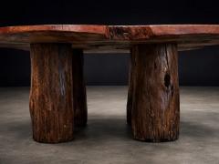 Monumental Den ncia Table Crafted from Reclaimed Brazilian Wood Lot 764A - 4511704