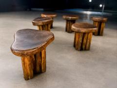 Monumental Den ncia Table Crafted from Reclaimed Brazilian Wood Lot 764A - 4511705