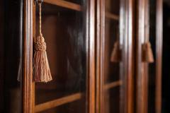 Monumental Early 19thC English Mahogany Glazed Library Bookcase - 3949607