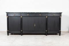 Monumental Ebonised French Empire Revival Marble Sideboard - 2627094