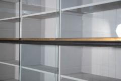 Monumental Ebonised Glazed Mahogany Pine Haberdashery Cabinet - 4270751