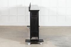 Monumental English 19thC Ebonised Mahogany Glazed Bookcase - 4152988