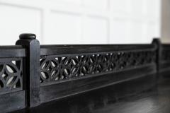 Monumental English 19thC Ebonised Mahogany Glazed Bookcase - 4152990