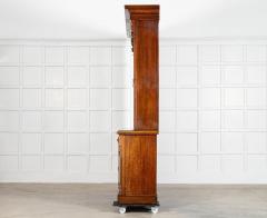 Monumental English 19thC Oak Glazed Library Bookcase - 4152923