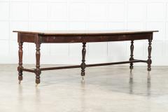 Monumental English 19thC Oak Refectory Table - 3496673