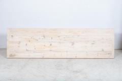 Monumental English Bleached Pine Refectory Table - 2583451