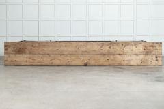 Monumental English Bleached Pine Work Table - 3211768