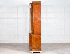 Monumental English Burr Walnut Breakfront Bookcase - 2810453