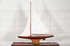 Monumental English Clinker Built Pond Yacht - 2980560