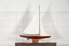 Monumental English Clinker Built Pond Yacht - 2980561