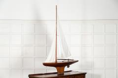 Monumental English Clinker Built Pond Yacht - 2980566