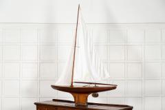 Monumental English Clinker Built Pond Yacht - 2980571