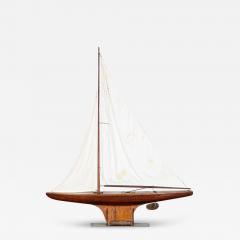 Monumental English Clinker Built Pond Yacht - 2983063