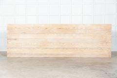 Monumental English Ebonised Bleached Brutalist Pine Dining Table - 2960500