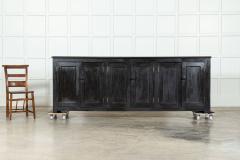 Monumental English Ebonised Pine Dresser Base - 3553893