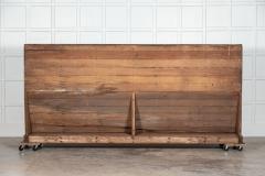 Monumental English Oak Barristers Bookcase Cabinet - 3053232