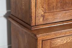 Monumental English Oak Housekeepers Cupboard - 4024308