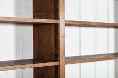 Monumental English Oak Library Bookcase - 4084827