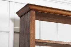 Monumental English Oak Library Bookcase - 4084828