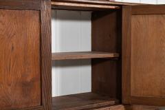 Monumental English Oak Library Bookcase - 4084829