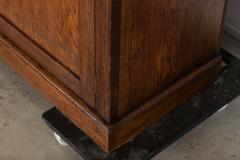 Monumental English Oak Library Bookcase - 4084830