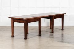 Monumental English Oak Library Table Desk - 4476744