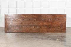 Monumental English Oak Library Table Desk - 4476746