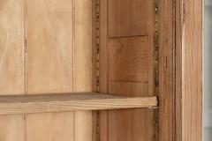 Monumental English Pine Glazed Bookcase Cabinet - 3542615