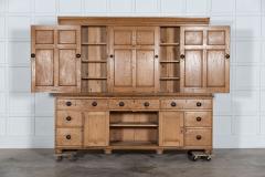 Monumental English Pine Housekeepers Cupboard - 2918357