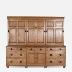 Monumental English Pine Housekeepers Cupboard - 2922063