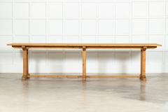 Monumental English Pine Refectory Table - 3676118