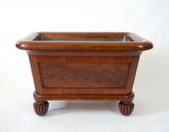 Monumental English Regency Mahogany Champagne Cooler or Log Bin circa 1830 - 4244904