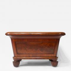 Monumental English Regency Mahogany Champagne Cooler or Log Bin circa 1830 - 4246805