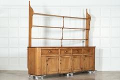 Monumental Estate Made English Georgian Pine Dresser - 3486350