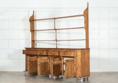 Monumental Estate Made English Georgian Pine Dresser - 3486352