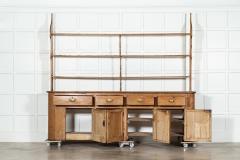 Monumental Estate Made English Georgian Pine Dresser - 3486360