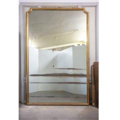 Monumental French 19th Century Louis XVI Gold Gilt Mirror - 1936186