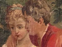 Monumental French Oil on Canvas 19th 20th Century Lovers in the Field - 1268713