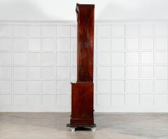 Monumental George III English Mahogany Breakfront Library Bookcase - 4257305