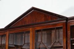 Monumental George III English Mahogany Breakfront Library Bookcase - 4257307