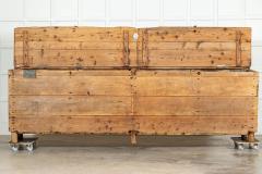 Monumental Georgian English Elm Pine Grain Counter - 3676158