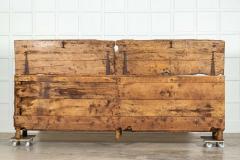 Monumental Georgian English Elm Pine Grain Counter - 3676159