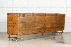 Monumental Georgian English Elm Pine Grain Counter - 3676160
