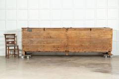 Monumental Georgian English Elm Pine Grain Counter - 3676161