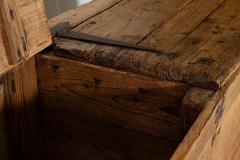 Monumental Georgian English Elm Pine Grain Counter - 3676168