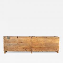Monumental Georgian English Elm Pine Grain Counter - 3679398