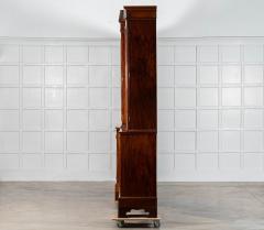 Monumental Georgian English Mahogany Breakfront Library Bookcase - 3938405