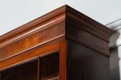 Monumental Georgian English Mahogany Breakfront Library Bookcase - 3938408