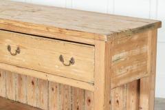 Monumental Georgian English Pine Potboard Dresser Base - 3568054